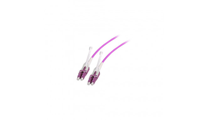 "Duplex Patchkabel Push/Pull LC-LC OM4 3m LSZH 3mm erikaviolett"