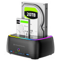 "CONCEPTRONIC Festplattengehäuse 2.5/3.5""HDD/SSD 2xUSB-A sw"