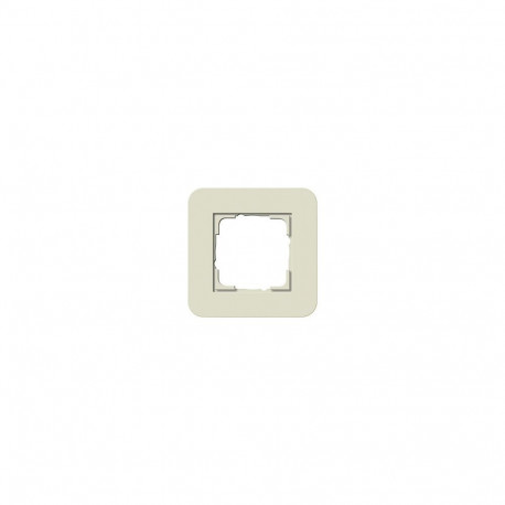 "GIRA 0211417 Abdeckrahmen 1f E3 Sand/Reinweiß"