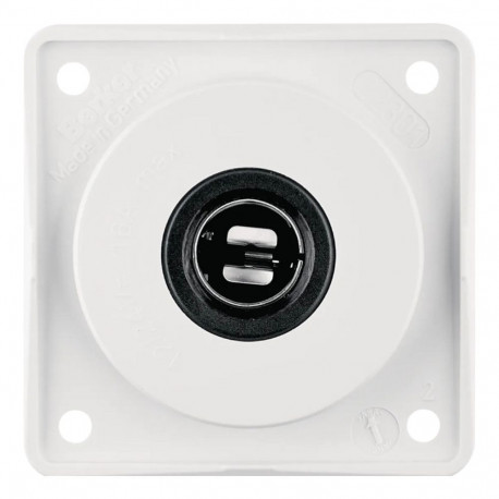 Berker pistikupesa 0945172509 Integro moodul 12V, polaarvalge läikiv