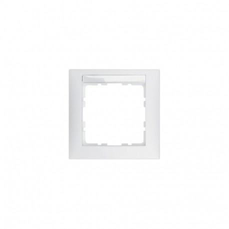 "Berker 1011 99 19 Rahmen 1-f PWS mit Beschriftungsfeld S.1"