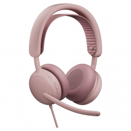 "Logitech Zone Wired 2 Headset, ROSE"