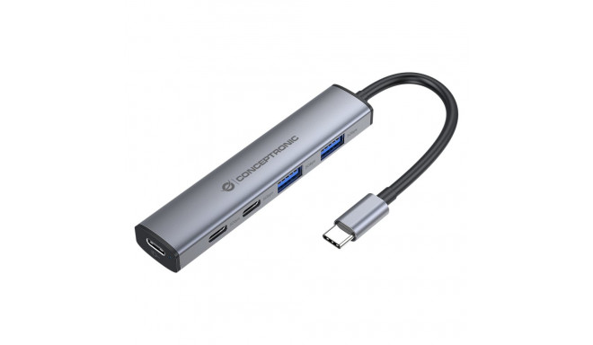 CONCEPTRONIC dokijaam 4-1 USB-C->2xUSB-C/2xUSB-A/100WPD, hall