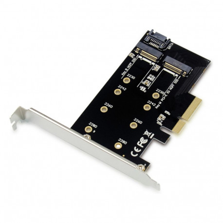 "CONCEPTRONIC M.2 4xPCIe3.0 Card M.2 SATA/M.2 NVMe SSD"