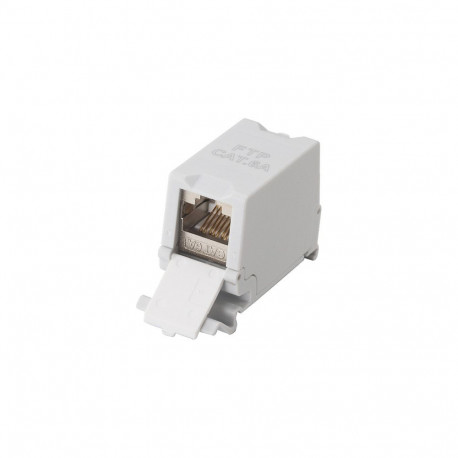 "Equip Keystone-Koppler geschirmt Cat6A 1xRJ45 DIN gr"