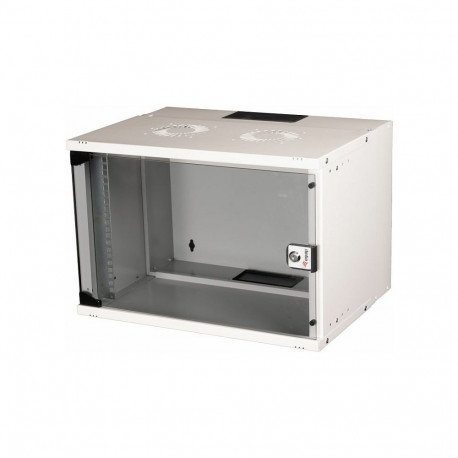 Equip seinakapp ECO 19" 540x400mm 7U klaasuksega, hall