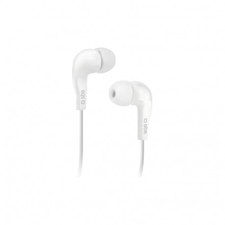 "SBS Mix 10 Kopfhörer In-Ear 3,5mm Klinkenstecker wei"