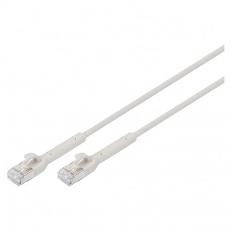 "DIGITUS abwinkelbares Patchkabel F/FTP Cat.6a grau 1,0m"