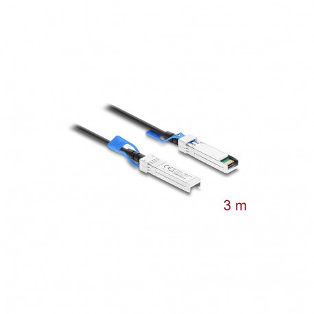 "Delock Twinax Kabel SFP28 Stecker zu SFP28 Stecker 25 Gbps 3 m"