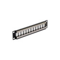 DELOCK patchpaneel 10 keystone 12-port M