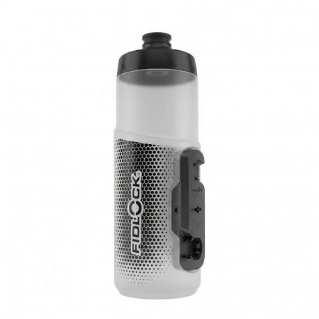 "Fidlock Twist Bottle 600 + Bike Base clear black"
