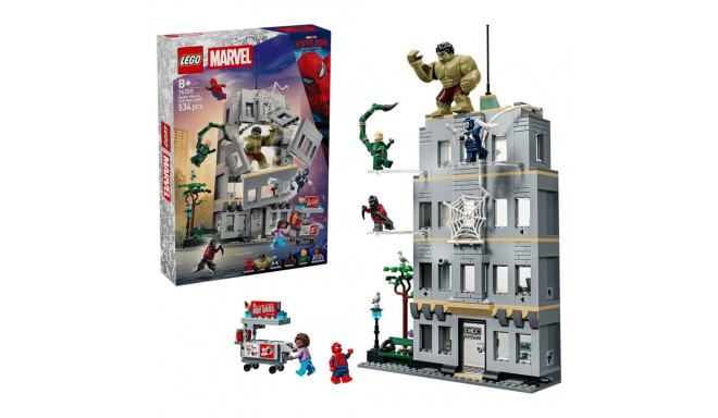 Constructor - LEGO Marvel 76350 Spider-Man VS Hulk Epic Clash 534Pcs