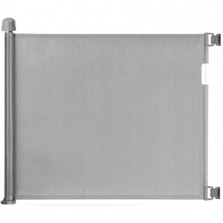 Child Safety Gate - Momcozy Retractable Safety Gate 140 cm Grey