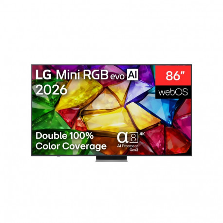 LG nutiteler 86MRGB87B3B 4K evo AI mini RGB webOS, must
