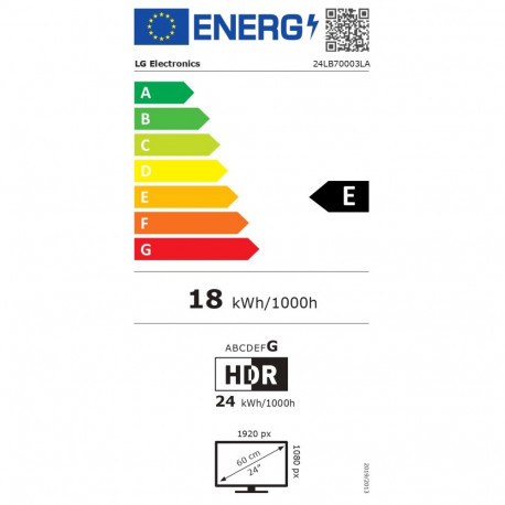LG led-nutiteler 24LB70003LA 24 webOS FHD, must