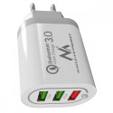 Maclean laadija 3xUSB MCE479W