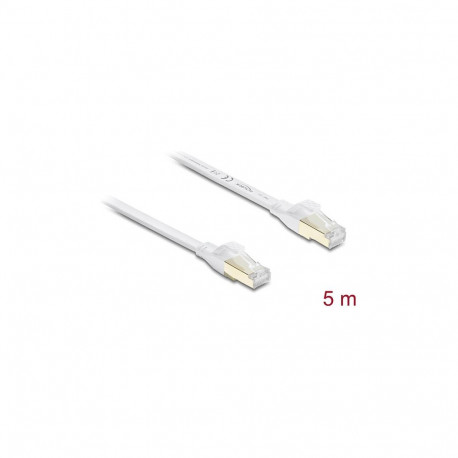 "DELOCK RJ45 Flachband Patchkabel Cat.8.1 U/FTP 40Gbps, 5m"