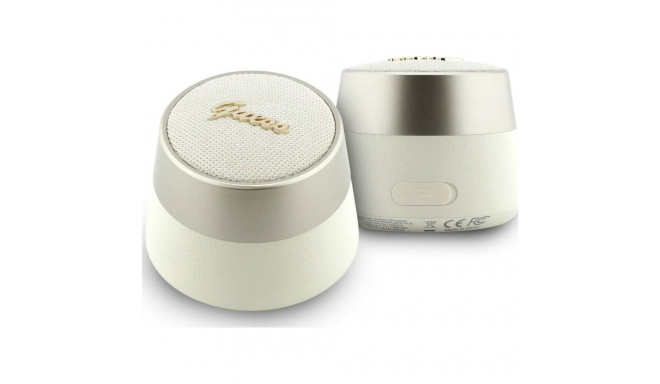 Guess 5W Script Metal Logo Bluetooth Speaker - Gold