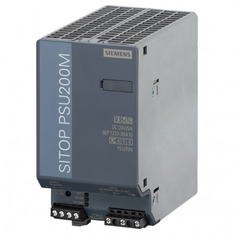 "Siemens 6EP13333BA10 SITOP PSU200M 5A geregelte Stromversorgung"