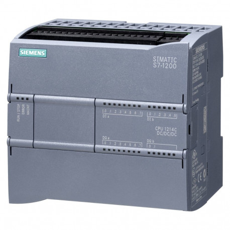 "Siemens 6ES72141AG400XB0 SIMATIC S7-1200 CPU 1214C Kompakt-CPU DC/DC/DC"