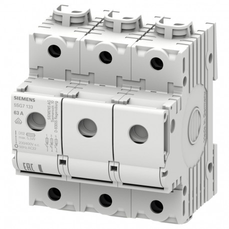 Siemens koormuslüliti 5SG7133 MINIZED NEOZED-kaitsmete jaoks D02 3p