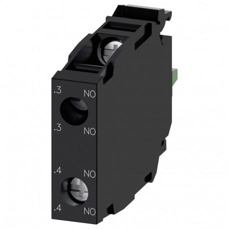 Siemens kontaktimoodul 3SU14001AA101DA0 kahe lülituselemendiga 2S