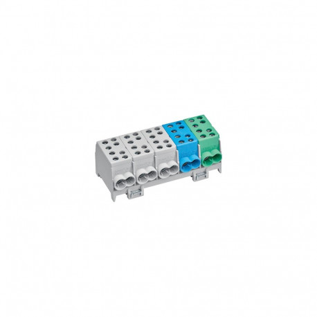 Hager peajuhtme haruklemm KH45A 5polig 2x35-2x25qmm je Pol IP20 3xL 1xPE