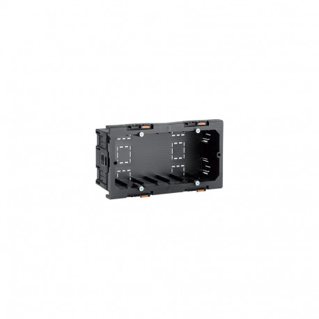 "Hager Gerteeinbaudose 2fach G2860 Energie f.BR frontrastend f.Schalterpr."