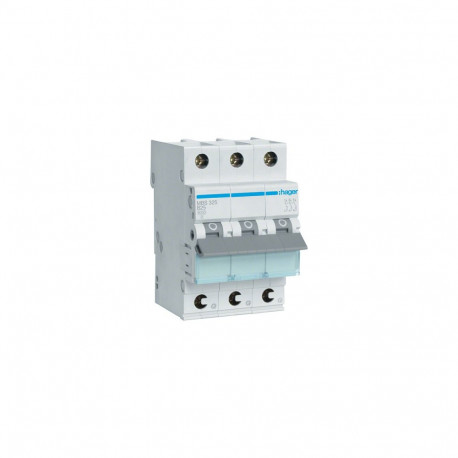 Hager kaitselüliti MBS325 ** 3polig 6kA B-25A QuickConnect 3M