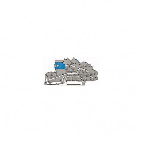 "WAGO 2003-7641 Installationsetagen- klemme,mit N-Trennschlitten,NT/L/PE,grau"