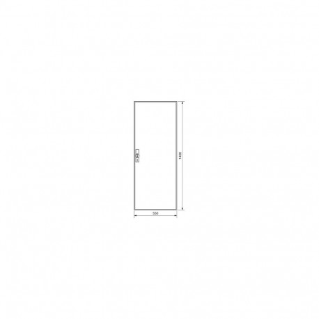 Hager arvestikapp ZB52S universZ 1400x550x205mm SKII 216PLE
