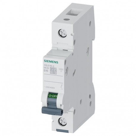 "Siemens Automat B 16A 5SL61166 ** 230/400V 6kA 1p"