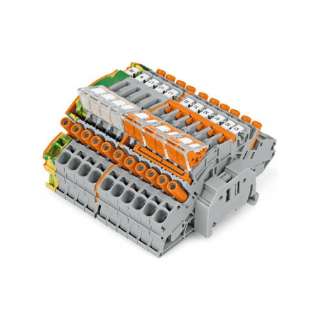 "WAGO 2007-8873 Klemmenblock,fr Strom- und Spannungswandler,mehrfarbig"