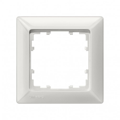 "Siemens 5TG25510 DELTA line Rahmen 1fach 80x80mm titanwei"