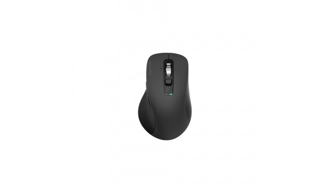 VELORA Rechargeable Mouse - Wireless, Bluetooth, Smart Flying Scroll Wheel, black