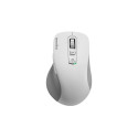 VELORA Rechargeable Mouse - Wireless, Bluetooth, Smart Flying Scroll Wheel, white