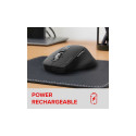 VELORA Rechargeable Mouse - Wireless, Bluetooth, Smart Flying Scroll Wheel, black