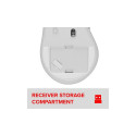 VELORA Rechargeable Mouse - Wireless, Bluetooth, Smart Flying Scroll Wheel, white