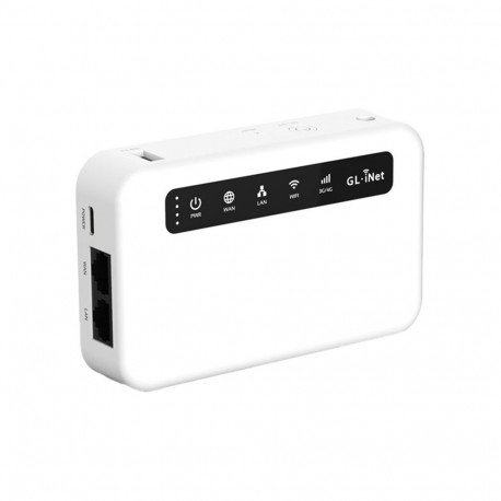 4G LTE Router - GL.iNet GL-XE300-BAT Portable Nano SIM 5000mAh