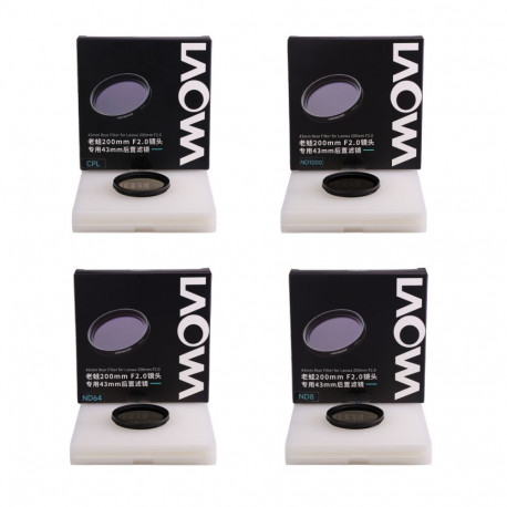 LAOWA Hinterlinsenfilter Set 43mm für 200mm f/2