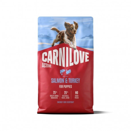 CARNILOVE Active Dog Puppies Salmon&turkey - dry dog food - 4kg