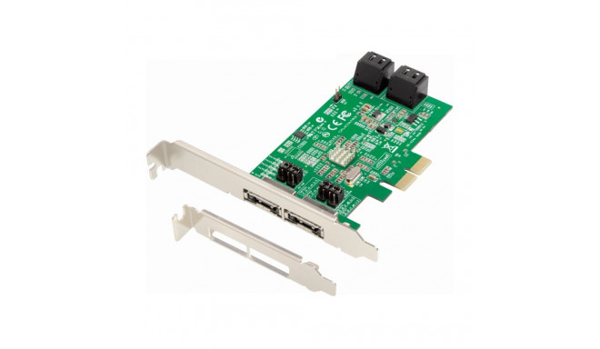 Dawicontrol DC-624E RAID RAID controller PCI Express x2 2.0 6 Gbit/s