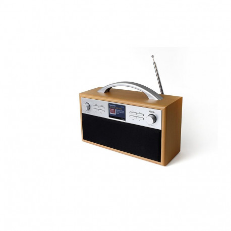 Xoro XOR400900 radio Internet Digital Black, Silver, Wood