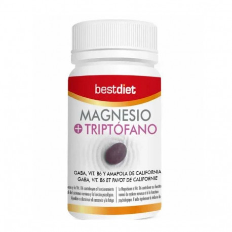 BESTDIET MAGNESIO TRIPTOFANO CAPSULAS PACK 30UN