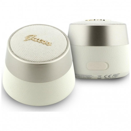 Guess Guess 5W Script Metal Logo Bluetooth Speaker - Gold