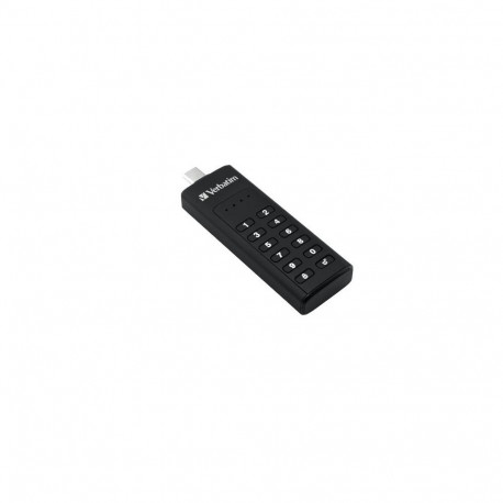 Verbatim Keypad Secure - USB 3.0 Drivecon tastierino d'accesso e crittografia dei dati - 128 G