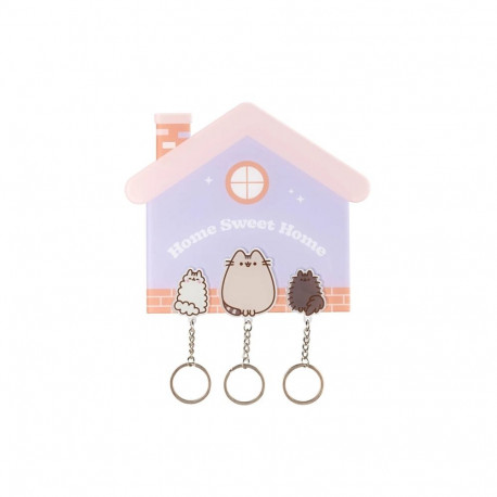 Pusheen - Wieszak na klucze z brelokami na magnes