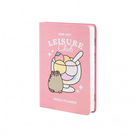 Pusheen - Kalendarz / Planner tygodniowy A6 z kolekcji Tropical Vacation 2026/2027