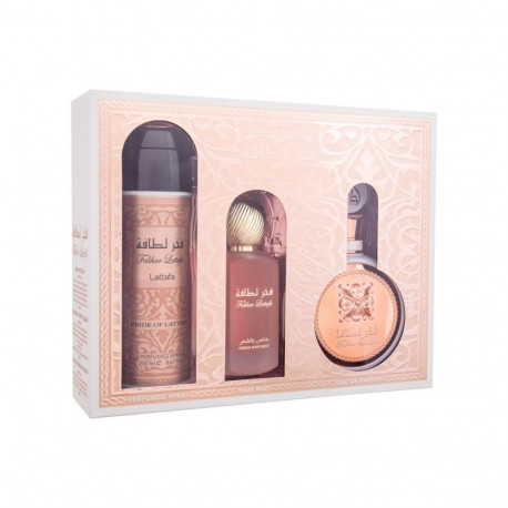 Lattafa Fakhar Lattafa Eau de Parfum (100ml) (EDP 100 ml + Deodorant 200 ml + Hair Mist 50 ml)