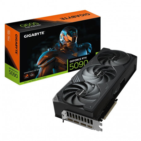 Gigabyte graafikakaart GeForce RTX 5090 WINDFORCE OC 32G GDDR7 1×HDMI PCI-E 5.0